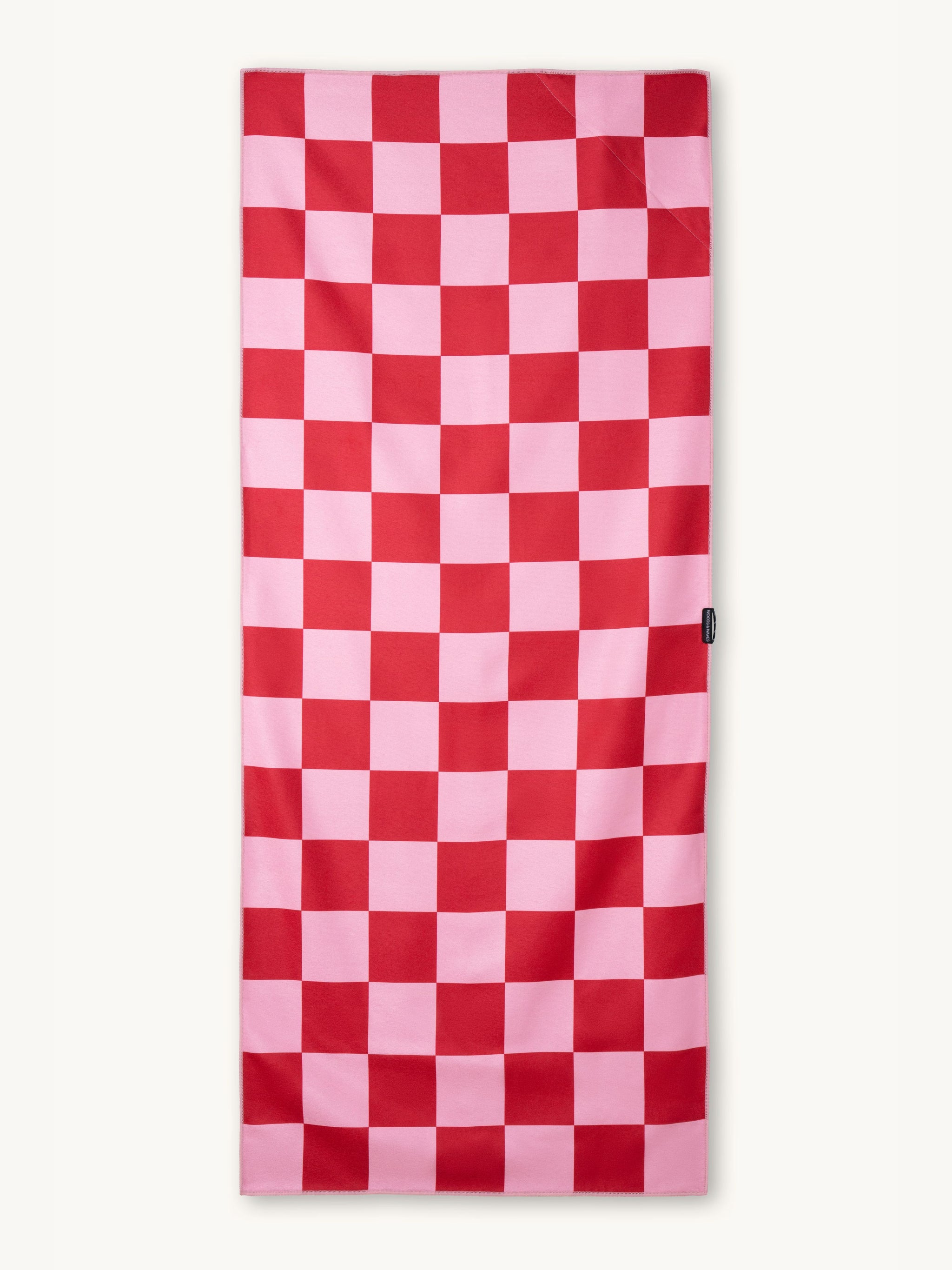 Cherry Checker - Serviette de voyage et de plage à séchage rapide avec poche secrète
